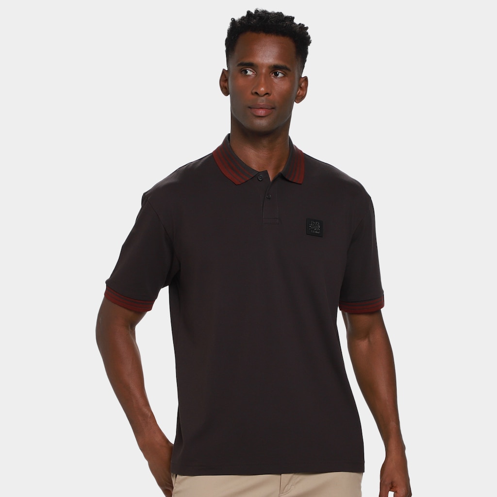 Camisa Polo Hugo Boss Racing Bulls Masculina