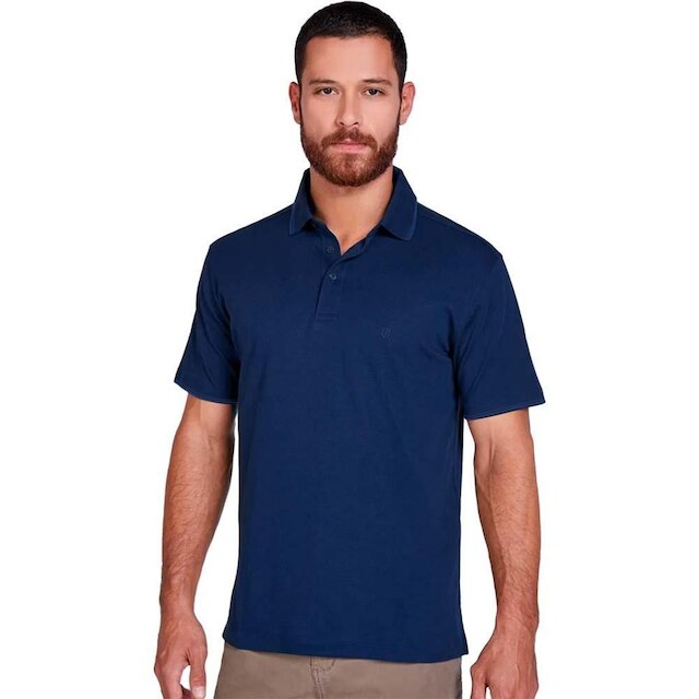Camisa Polo Individual Slim Friso Masculino