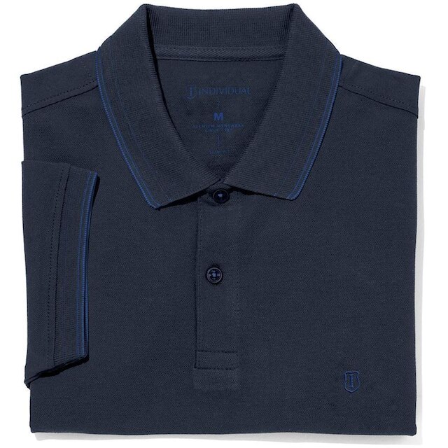 Camisa Polo Individual Slim Friso Masculino