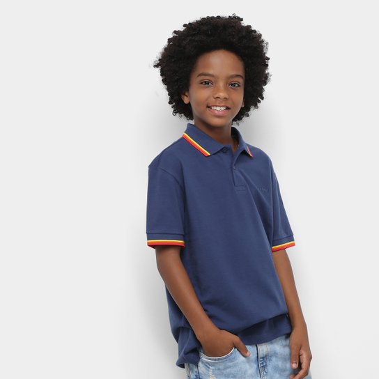 Camisa Polo Infantil Colcci Fun Masculina Zattini