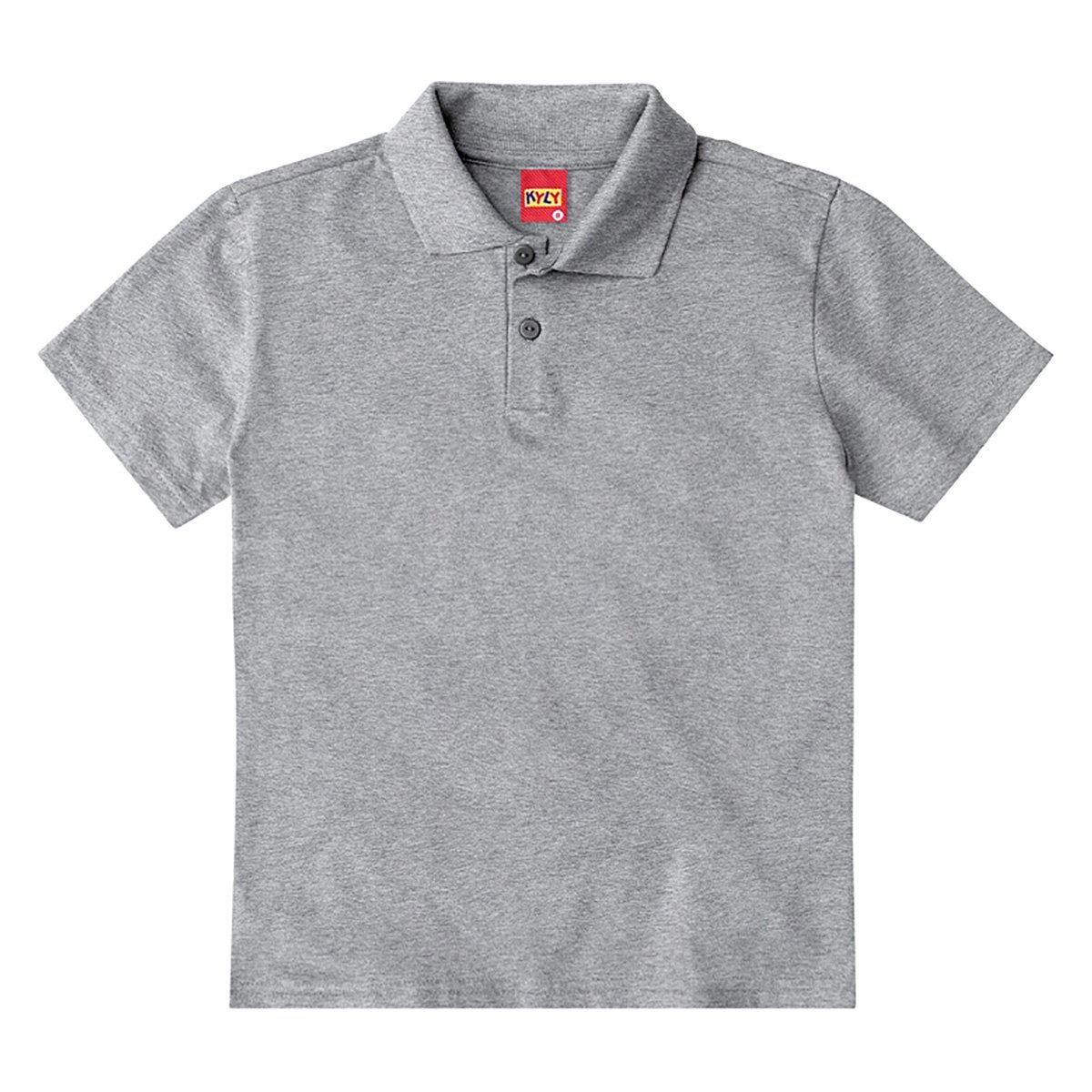 Camisa Polo Infantil Kyly Manga Curta Masculina - Mescla Menor preço em Camisa Polo Infantil Kyly Manga Curta Masculina - Mescla