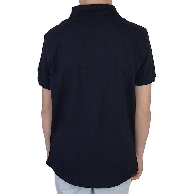 Camisa Polo Infantil Menino King&joe Piquet Preto - PO000