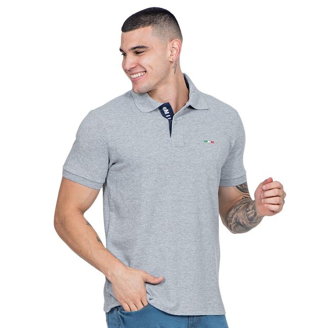 Camisa Polo Itália Industrie Básica Piquet Premium