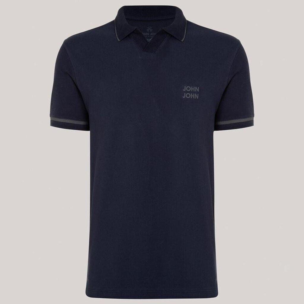 Camisa Polo John John Slim Galaxy Masculino