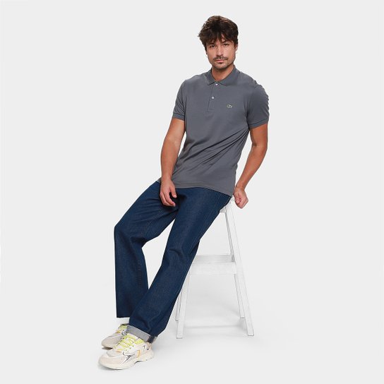 Camisa Polo Lacoste Algodão Pima Masculina