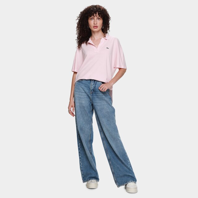 Camisa Polo Lacoste Casual Feminina