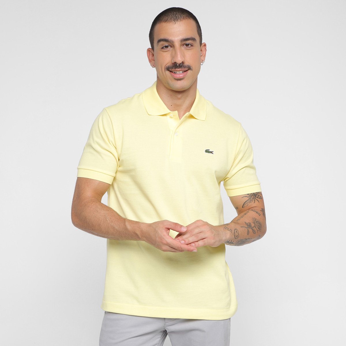 Camisa Polo Lacoste Clássica Masculina Menor preço em Camisa Polo Lacoste Clássica Masculina