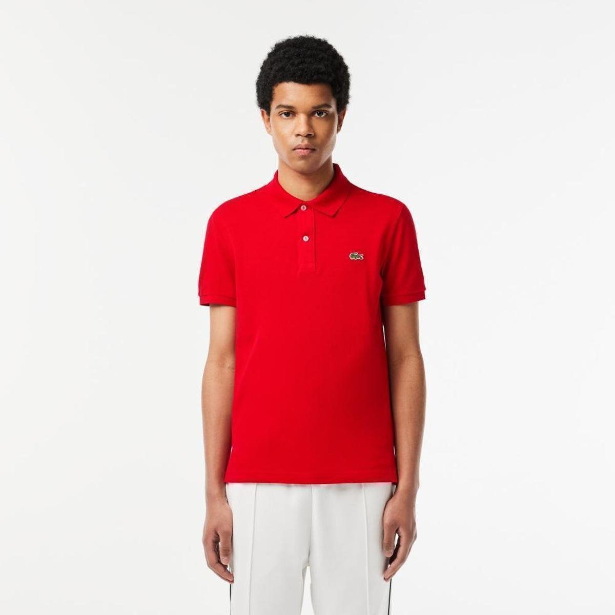 Camisa Polo Lacoste L.12.12 Slim Fit Em Piqué Masculina Menor preço em Camisa Polo Lacoste L.12.12 Slim Fit Em Piqué Masculina