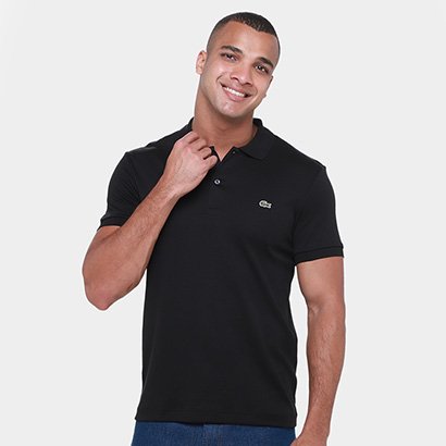 Camisa Polo Lacoste Regular Fit Algodão Leve Masculina - Masculino