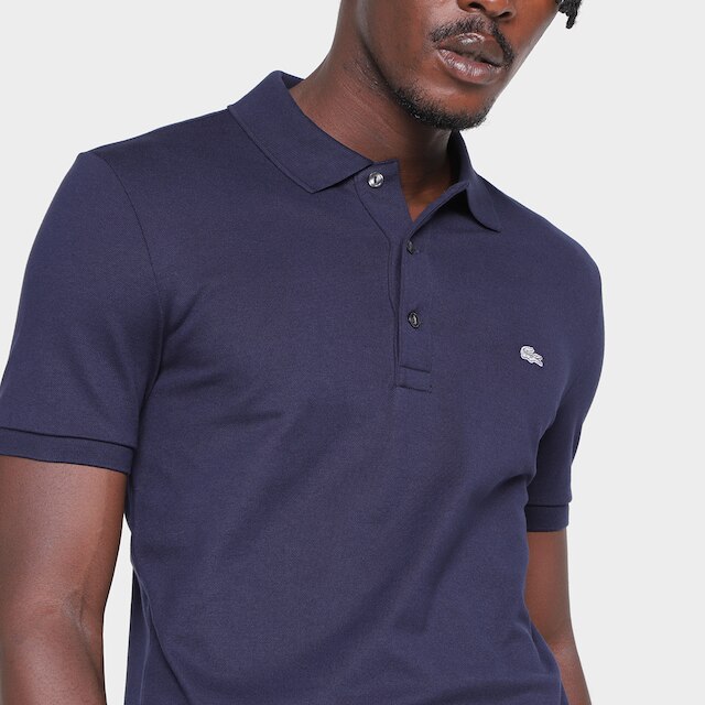 Camisa Polo Lacoste Slim Fit Masculina