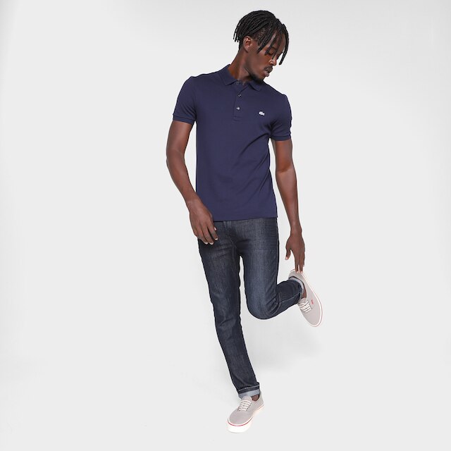 Camisa Polo Lacoste Slim Fit Masculina