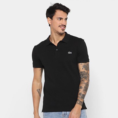 Camisa Polo Lacoste Slim Fit Piquet Masculina - Masculino