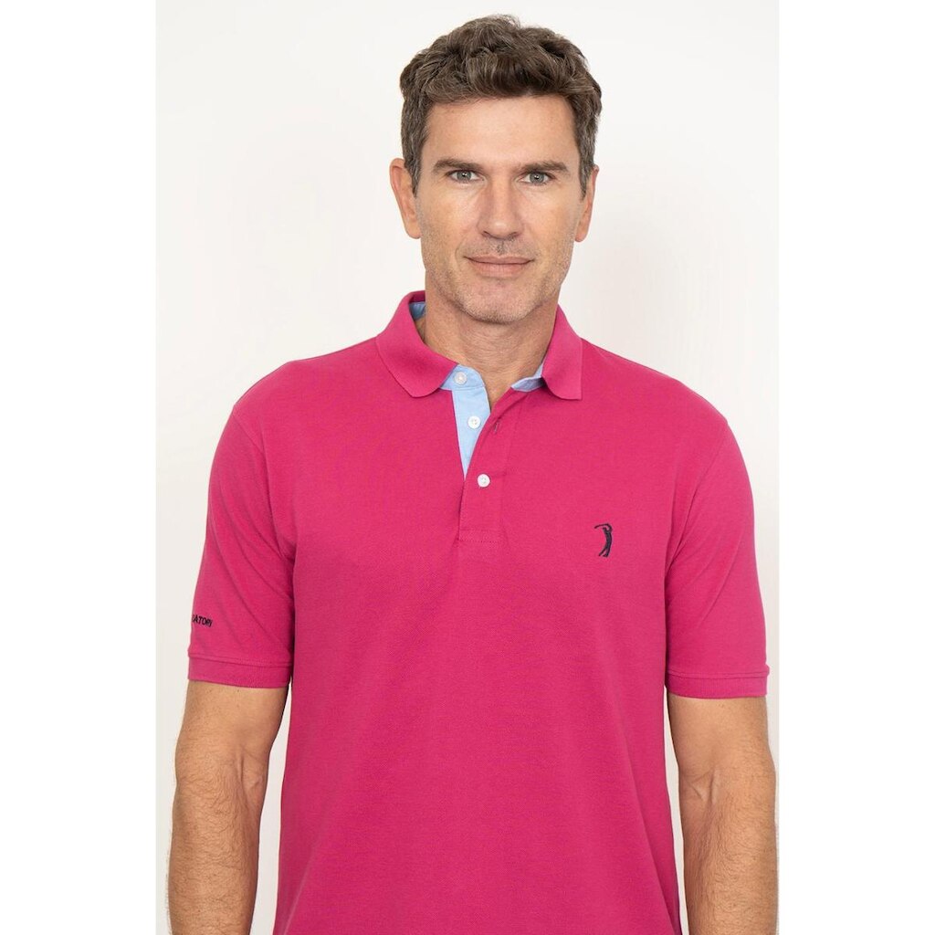Camisa Polo Lisa Mc Roxo