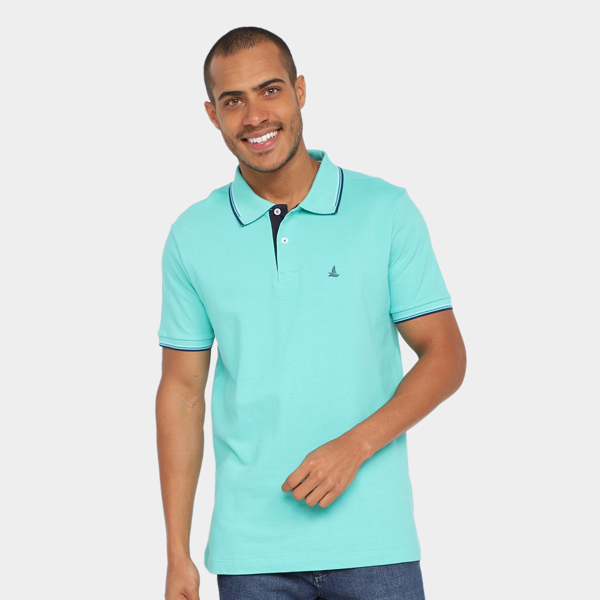Camisa Polo Lucky Sailing Lisa Masculina - Verde é ruim? Camisa Polo Lucky Sailing Lisa Masculina - Verde é boa?