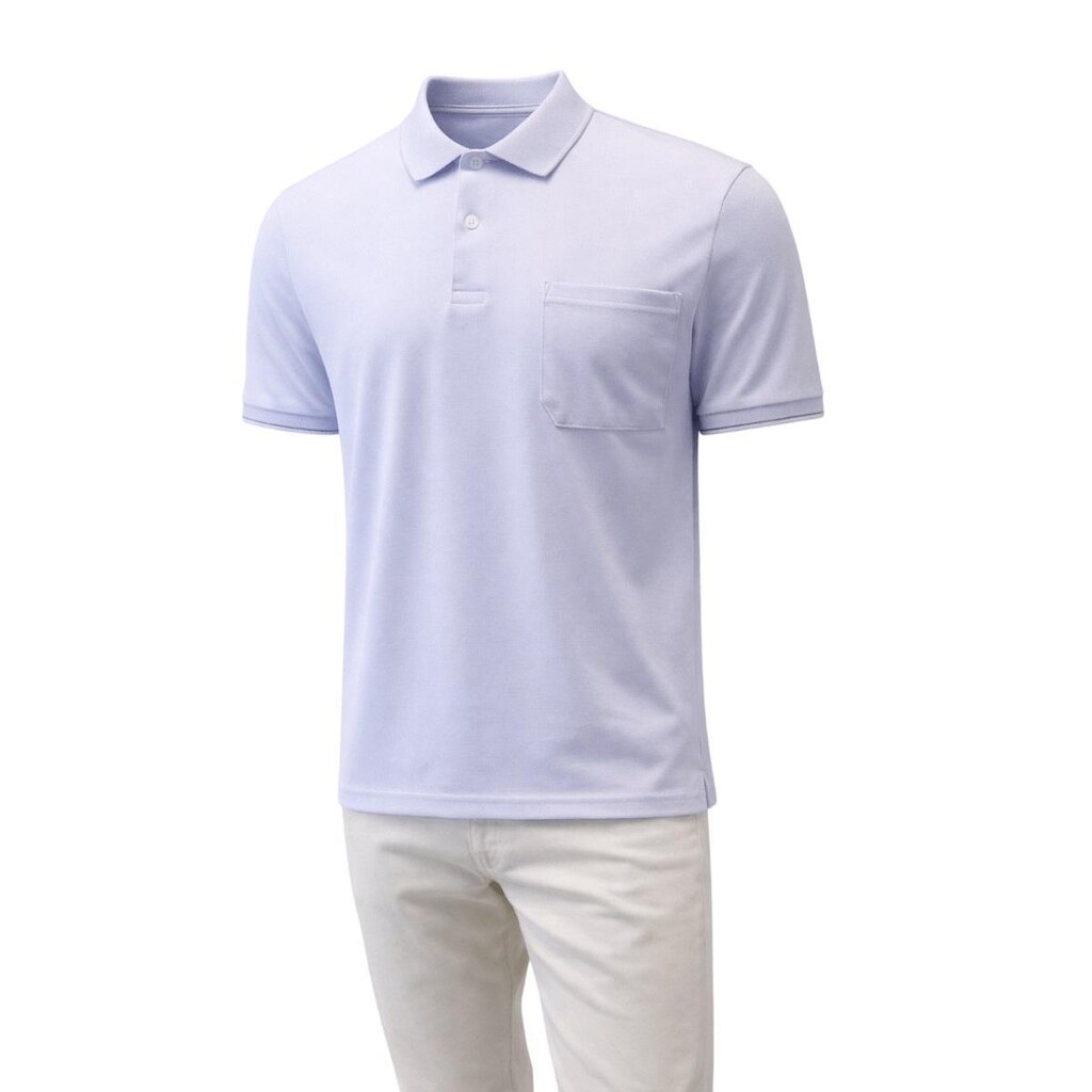 Camisa Polo Manga Curta Plus Size Masculina Fico 00896 Branca
