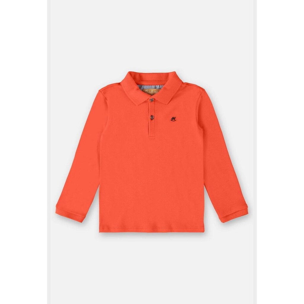 Camisa Polo Manga longa em Suedine Infantil Menino Up Baby