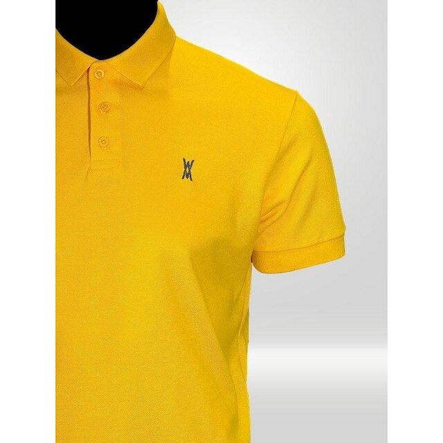 CAMISA POLO MASCULINA AMARELO OURO VICTOR VARRENS