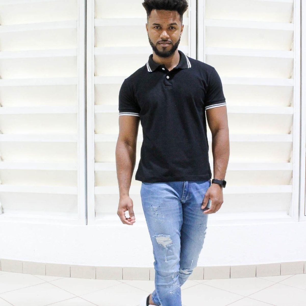 Camisa Polo Masculina Camiseta de Gola Malha Peruana Menor preço em Camisa Polo Masculina Camiseta de Gola Malha Peruana