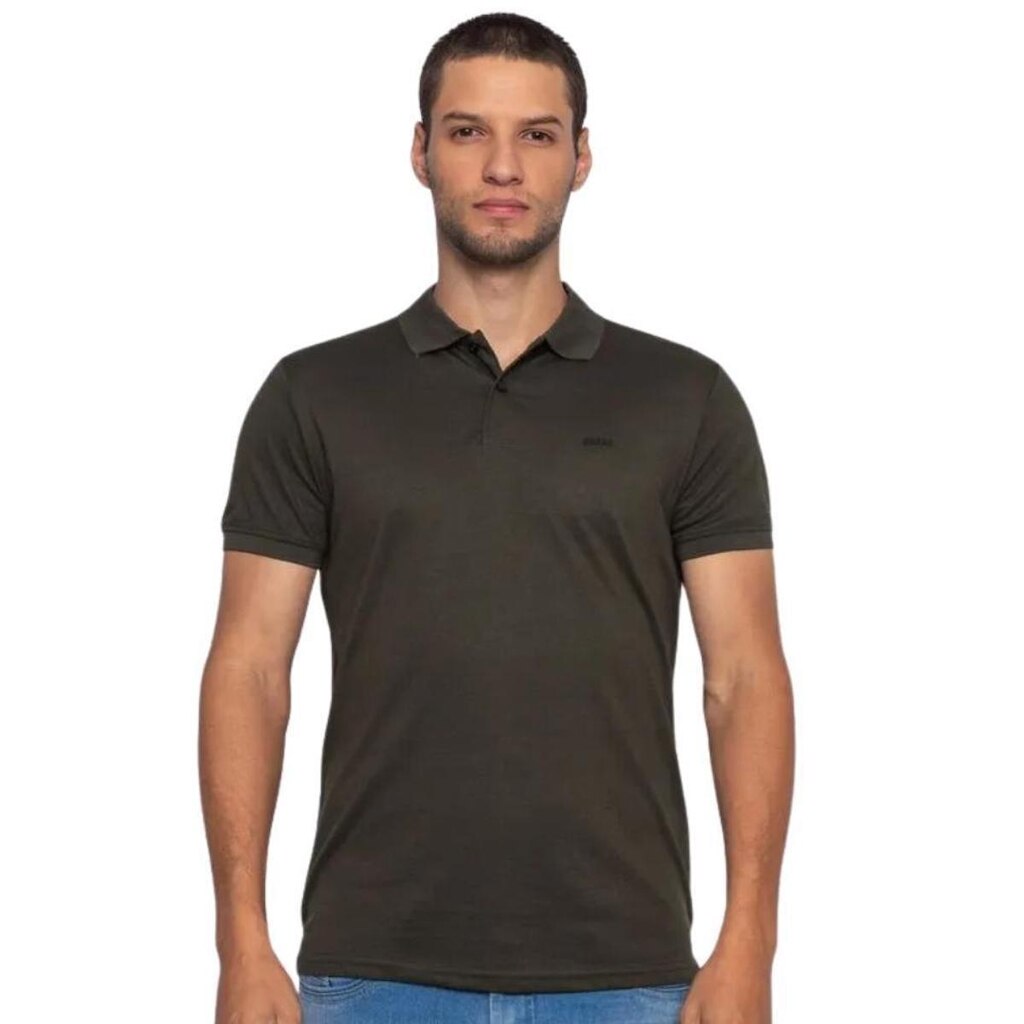 Camisa Polo Masculina Fatal Verde Militar 30171