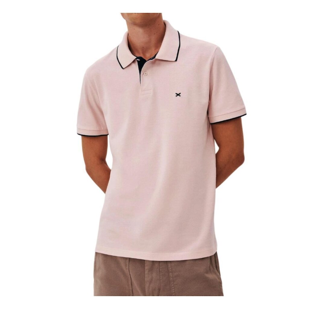 Camisa Polo Masculina Hering MC Regular Rosa - 36HKLNEN