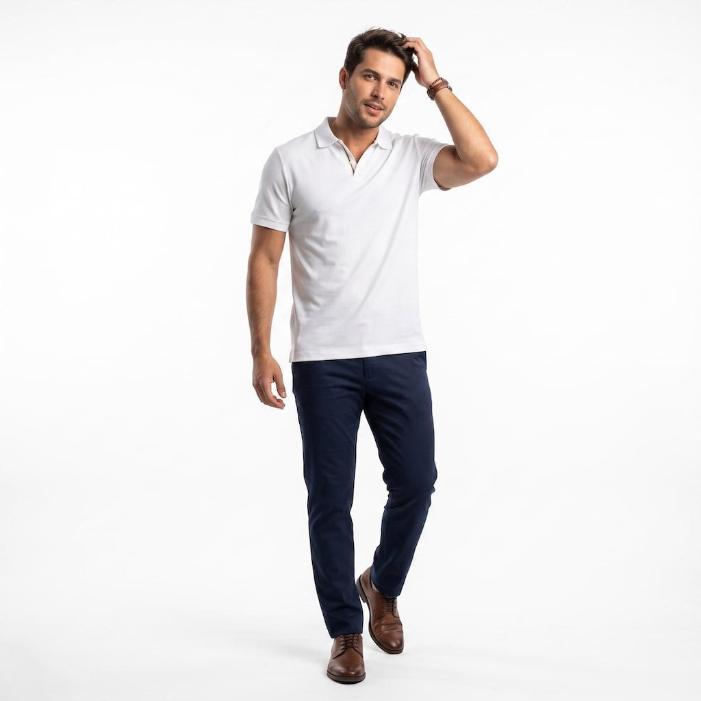 Camisa Polo Masculina Janamor V8916