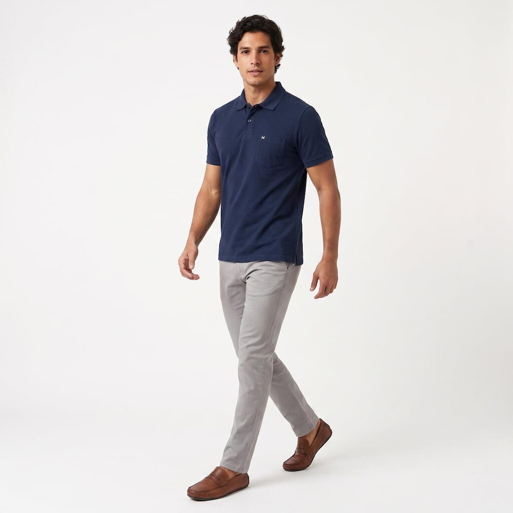 Camisa Polo Masculina MMT 054011