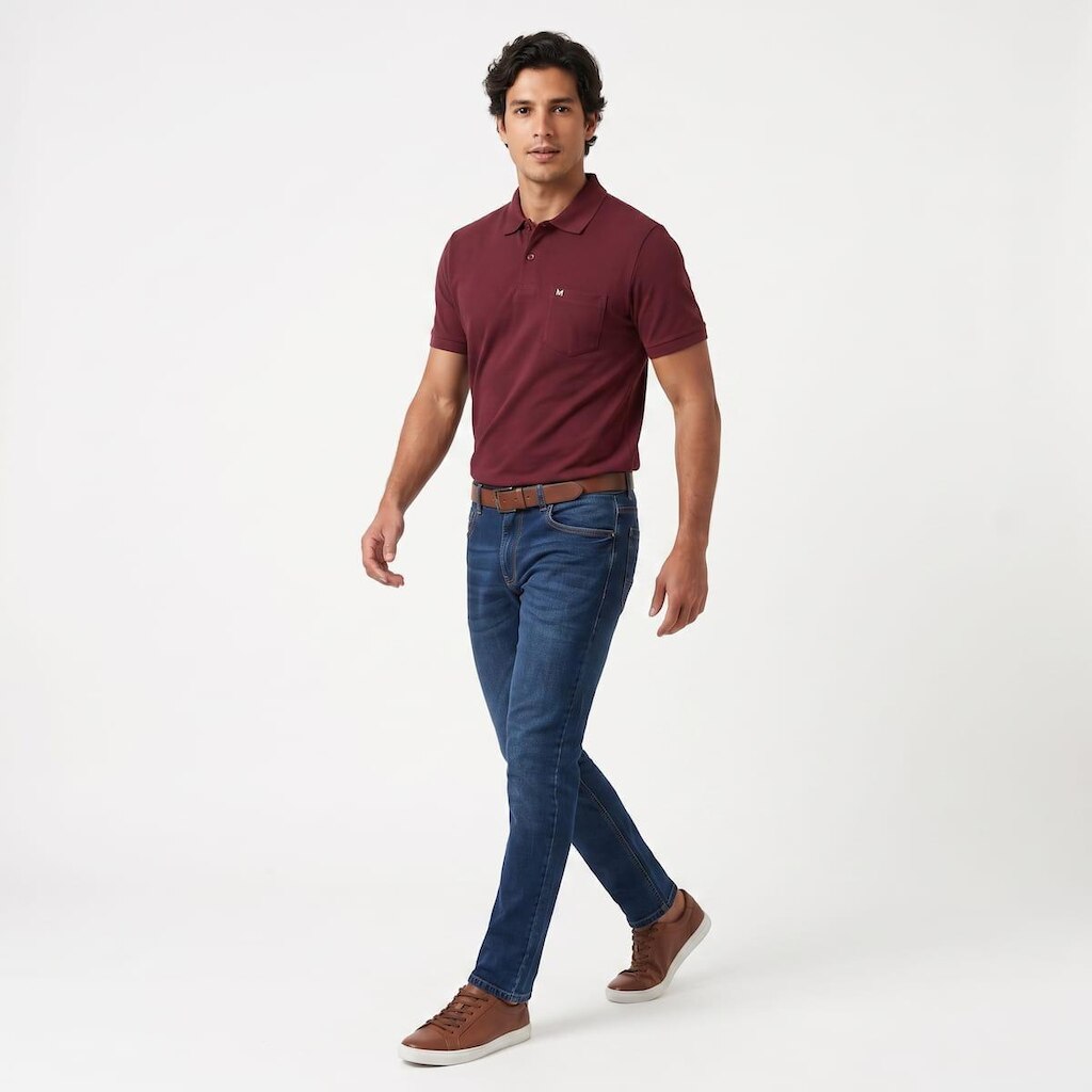 Camisa Polo Masculina MMT 054011