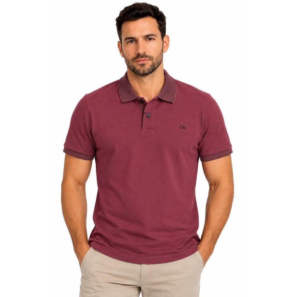 CAMISA POLO MASCULINA OGOCHI SLIM REF:007494035