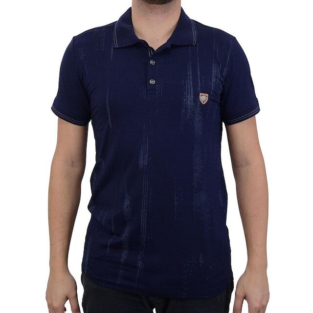Camisa Polo Masculina Olho Fatal Marinho - 9501401108