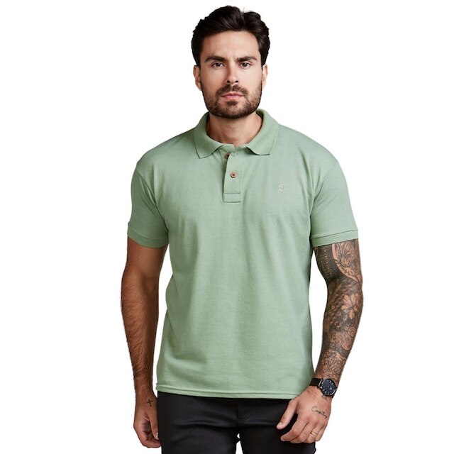Camisa Polo Masculina Piquet