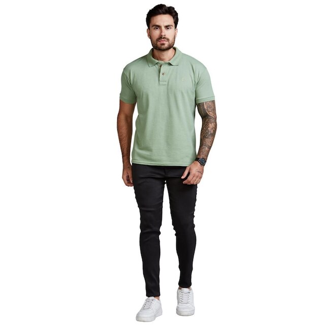 Camisa Polo Masculina Piquet