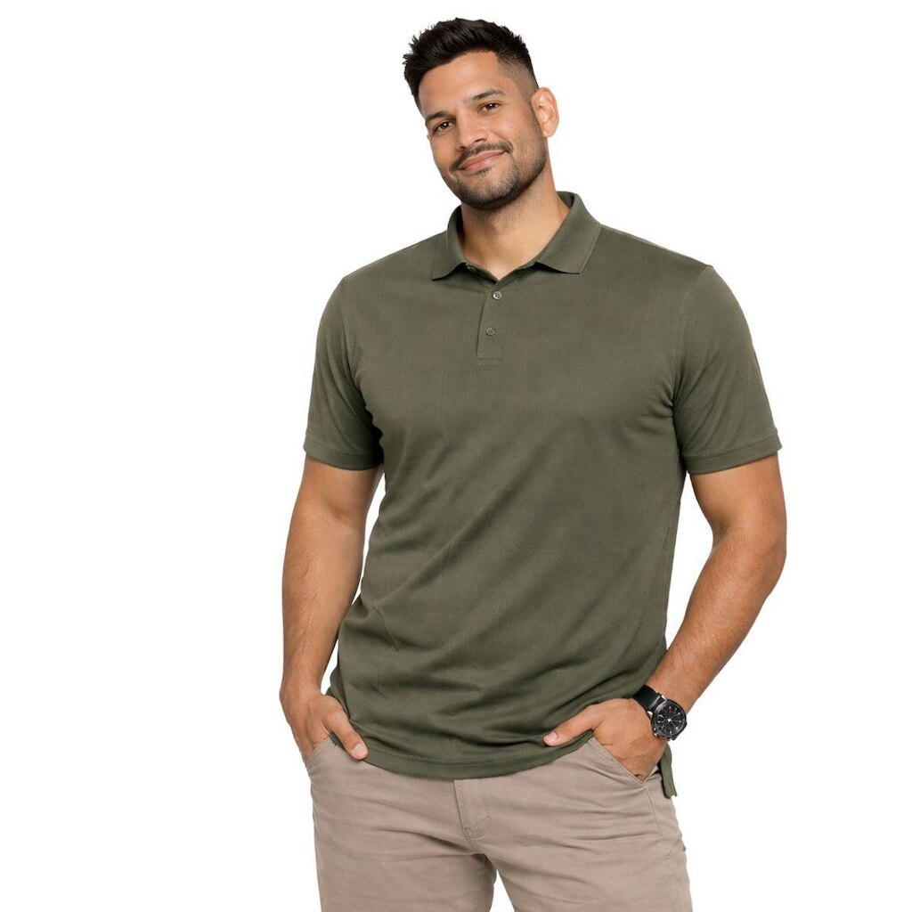 Camisa Polo Masculina Poliamida Elastano Premium
