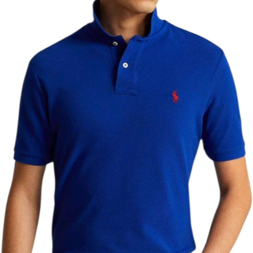 Camisa Polo Masculina Ralph L Azul