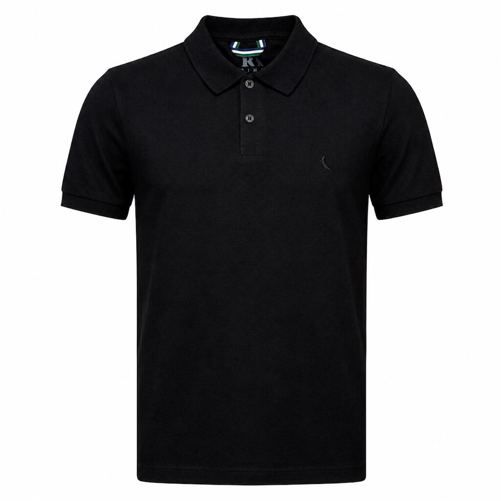 Camisa Polo Masculina Reserva Casual Pima Piquet Algodão Com Colarinho 2 Botões Manga Curta