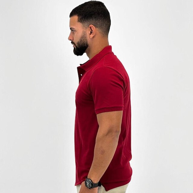 Camisa Polo Mormaii Básica Manga Curta Masculina