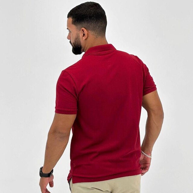 Camisa Polo Mormaii Básica Manga Curta Masculina