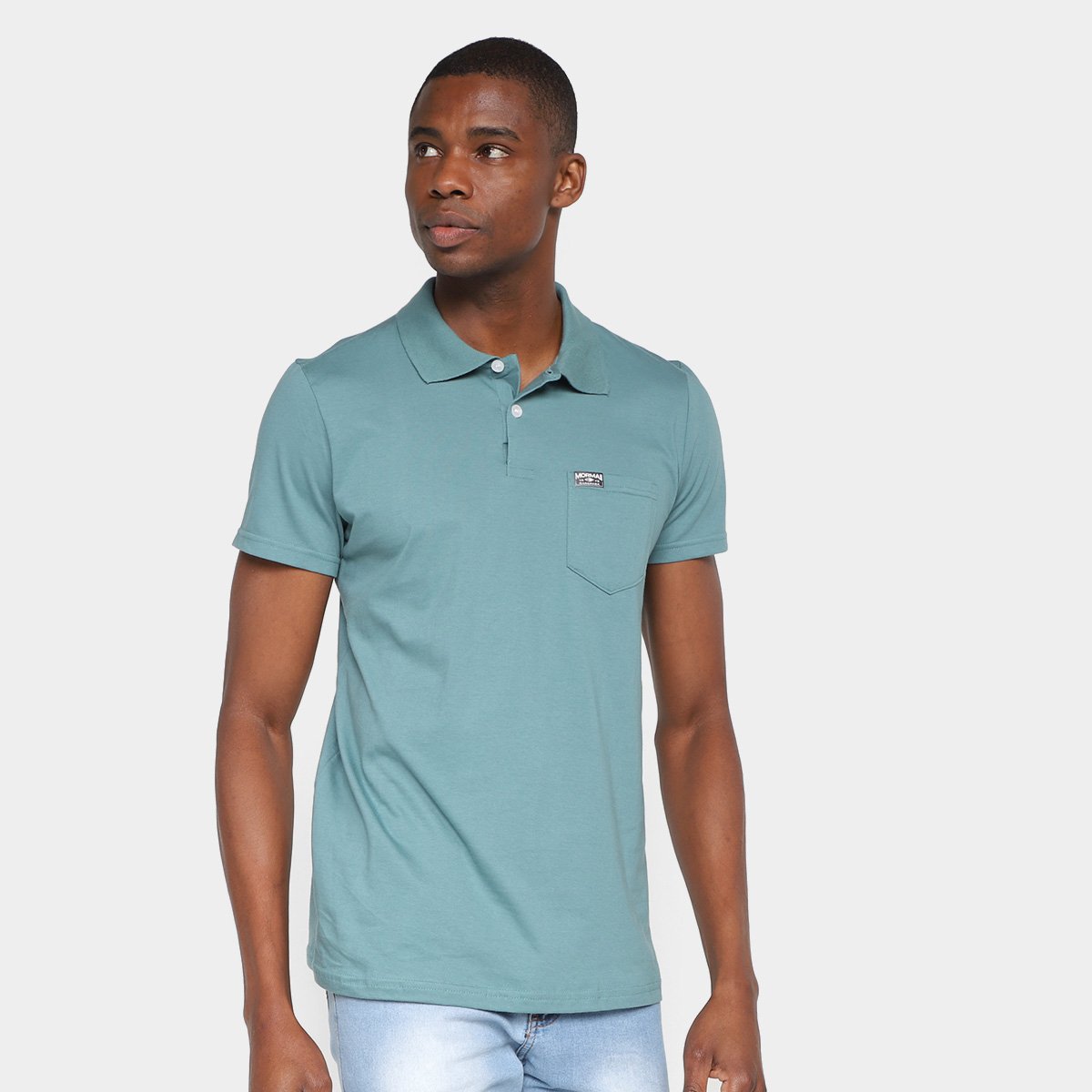 Camisa Polo Mormaii com Bolso Masculina - Verde Menor preço em Camisa Polo Mormaii com Bolso Masculina - Verde