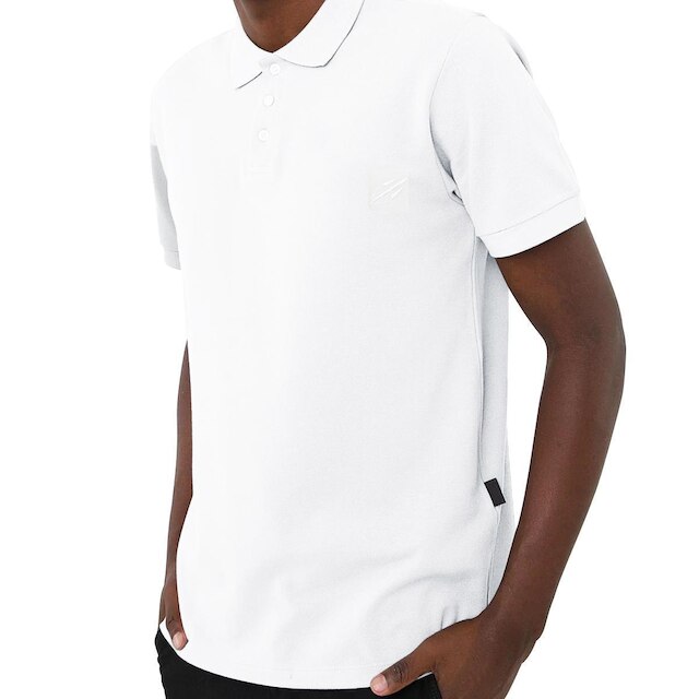 Camisa Polo Mormaii Logo Bordado Branca