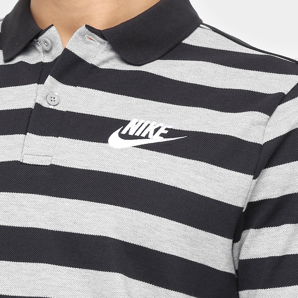 camisa polo nike striped