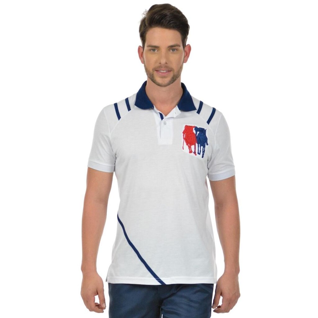 Camisa polo peróla fenomenal(sem elasticidade) Branco Gg
