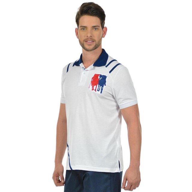 Camisa polo peróla fenomenal(sem elasticidade) Branco Gg