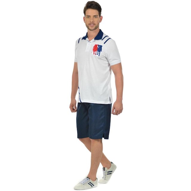 Camisa polo peróla fenomenal(sem elasticidade) Branco Gg