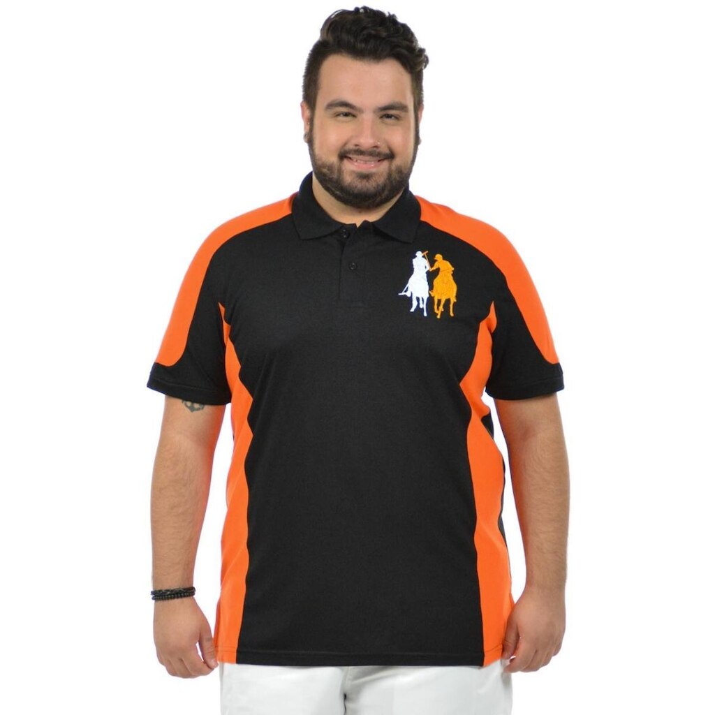 Camisa polo plus size dinâmica fenomenal(sem elasticidade) Vermelho 48