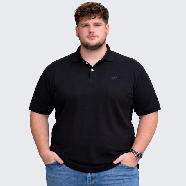 Camisa Polo Plus Size Masculina Piquet Manga Curta