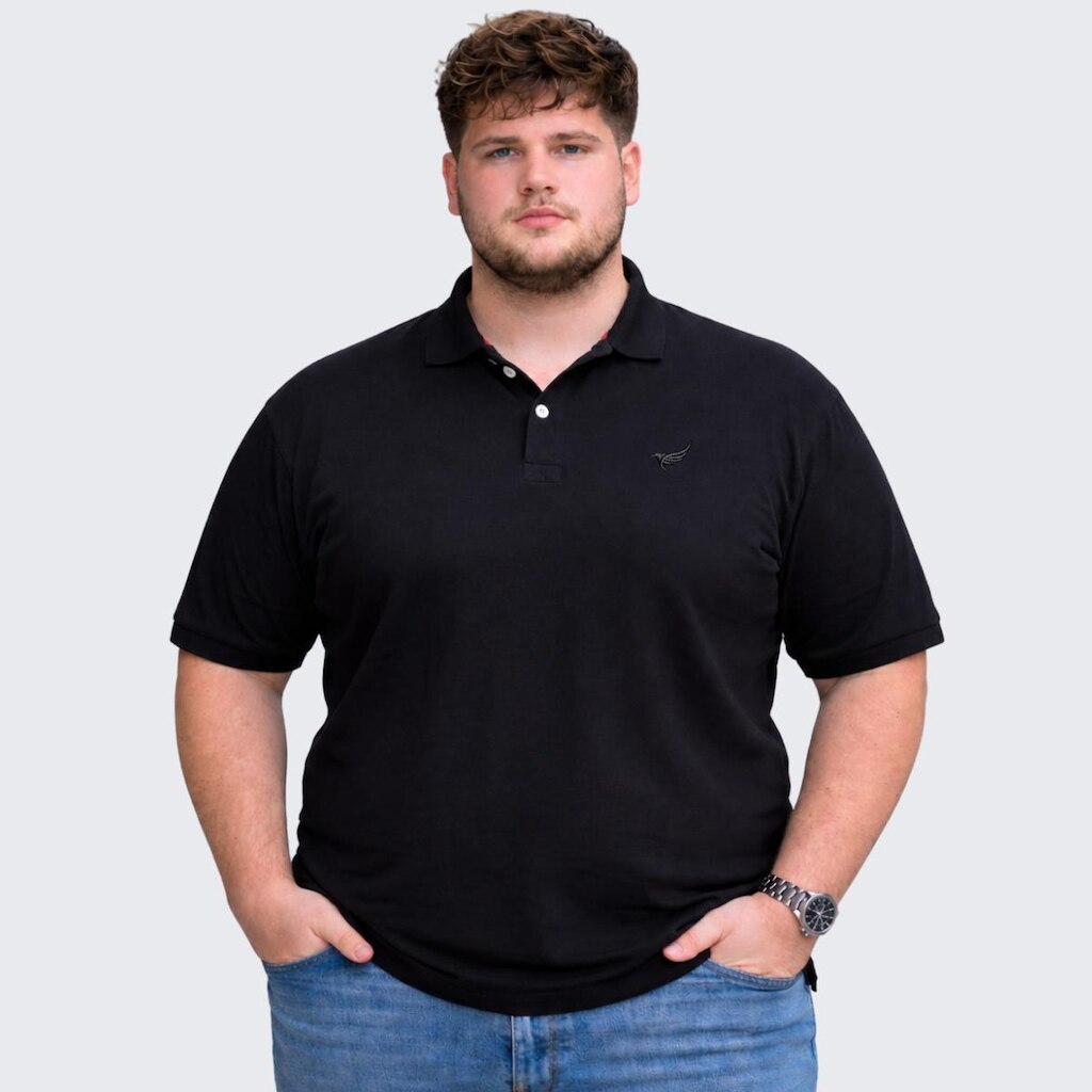 Camisa Polo Plus Size Masculina Piquet Manga Curta