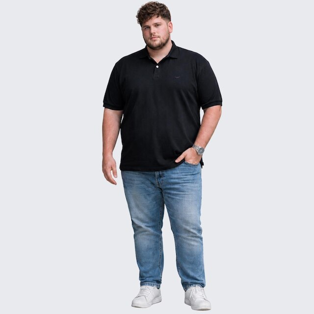 Camisa Polo Plus Size Masculina Piquet Manga Curta