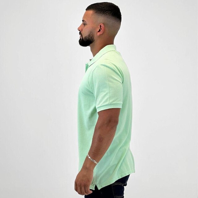 Camisa Polo Poggio Básica Manga Curta Masculina