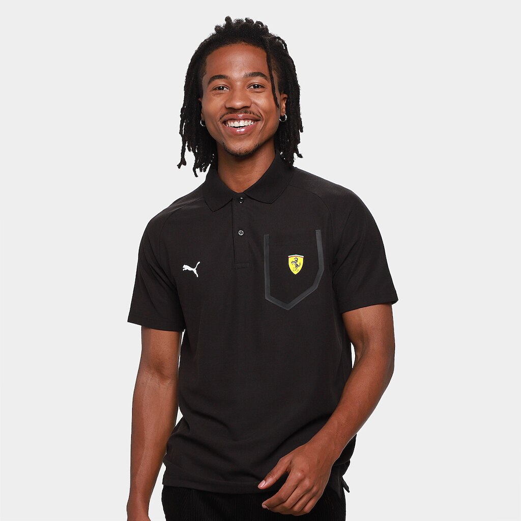Camisa Polo Puma Ferrari Tech Masculina