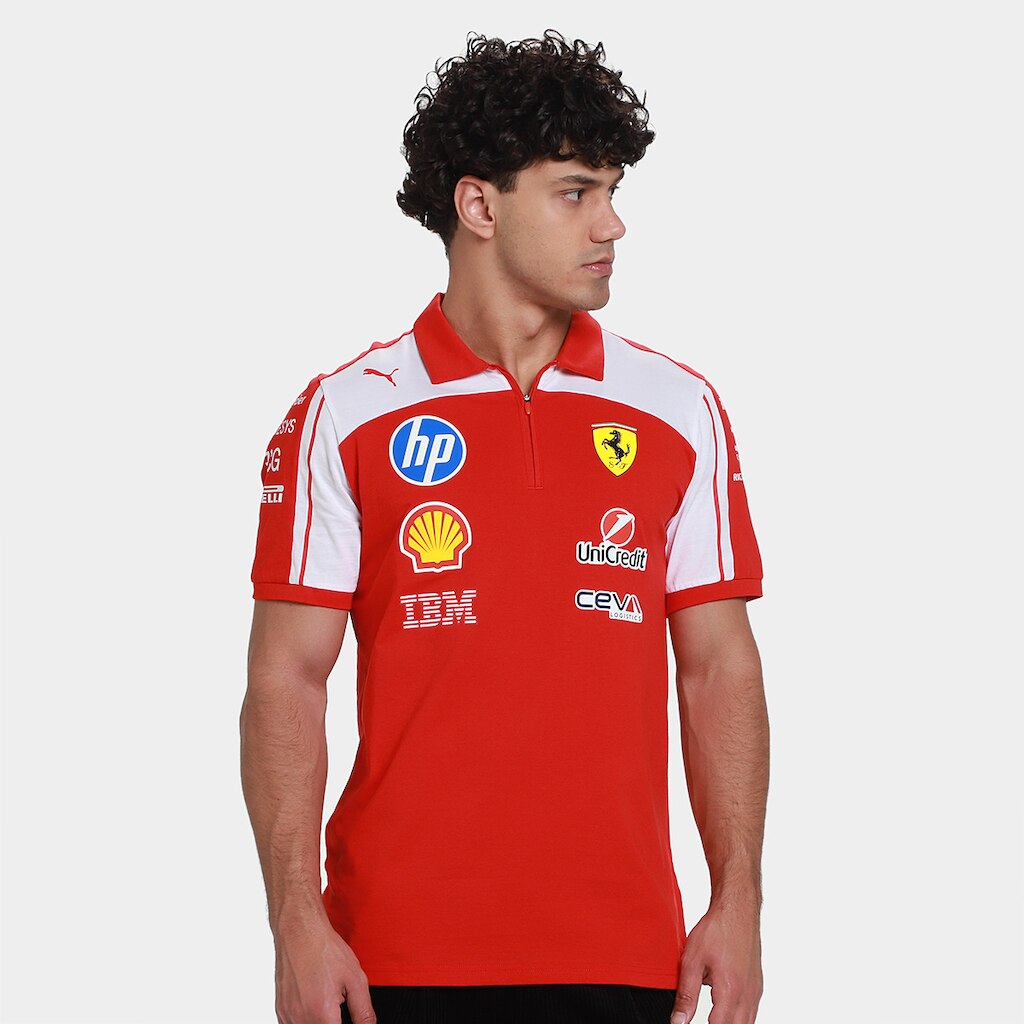 Camisa Polo Puma Scuderia Ferrari