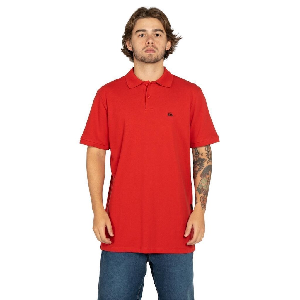 Camisa Polo Quiksilver Masculina Embroidery Piquet
